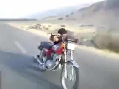 Flexing biking skills