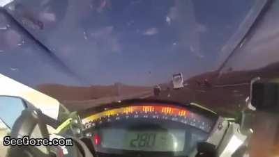 186 mph motorcycle crash