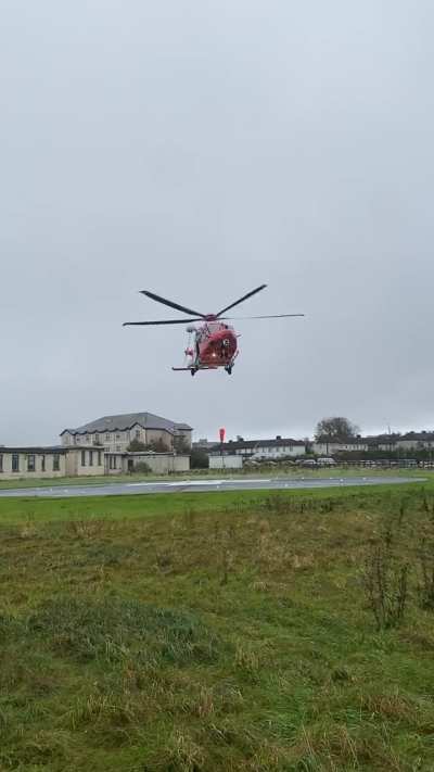 Leonardo AW189 take off.