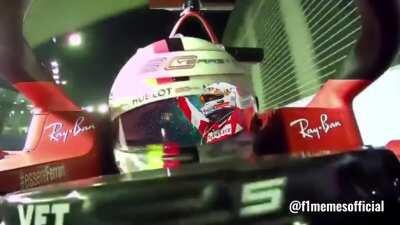 My tribute for Seb's last race with Ferrari