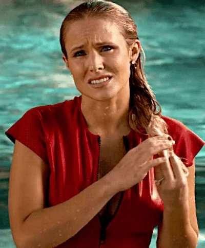 I needed to cum all over Kristen Bell's pregnancy tits so fucking bad