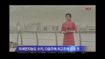 Korean reporters die inside after hearing coworker’s voice crack.