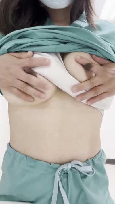 Squeezing to get the juice out