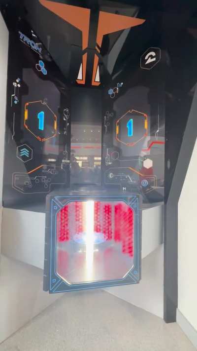Went to Disney World today - TRON Lightcycle Run & personalized Tron figure