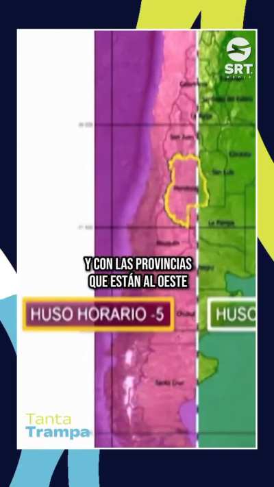 Argentina y su importante desfasaje en el huso horario