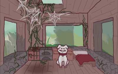 Cuando no vuelvan a jugar minecraft y tienen un perro al menos borren el mundo :(