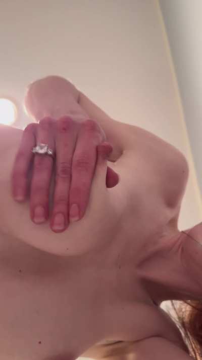 Licking my nipples is so sexy