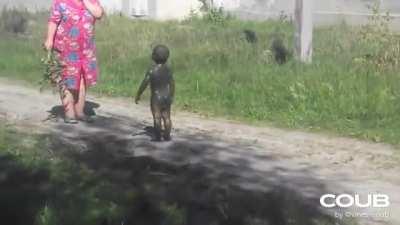 The first contact with aliens