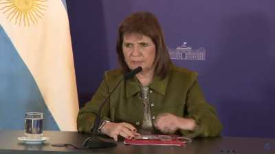 Patricia Bullrich se solidarizó con Pablo Grillo y su familia, y declaró que el disparo fue realizado de forma correcta, oblicuo hacia el suelo