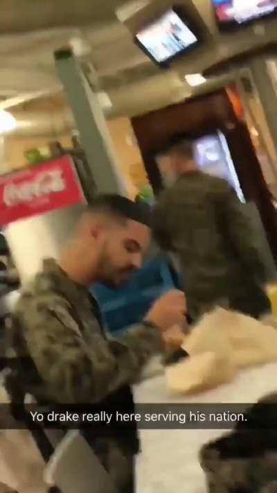 Drake the type of mf to say “lock and loaded!” before goin into battle