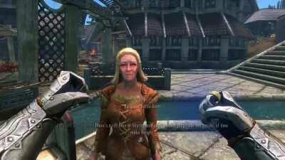 I was tryna listen Bergritte (The future of Skyrim, the future of Tamriel! *BANG*)
