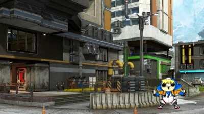 Apex legends - Wattsy traveling through World's Edge by Hoxdolum