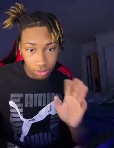 Dudes little sister kisses him on the cheek every night before bed.