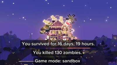 Me dying in a loot run after triggering a house alarm ( project zomboid )