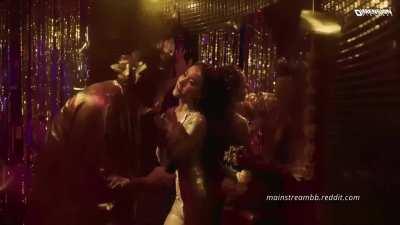 Unknown Actress Squeezes a Man's Balls in Naked Assassin (2022)