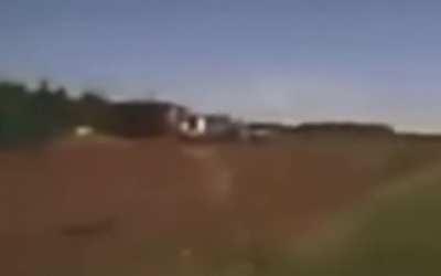 Russia: Author hits a SUV then a fence