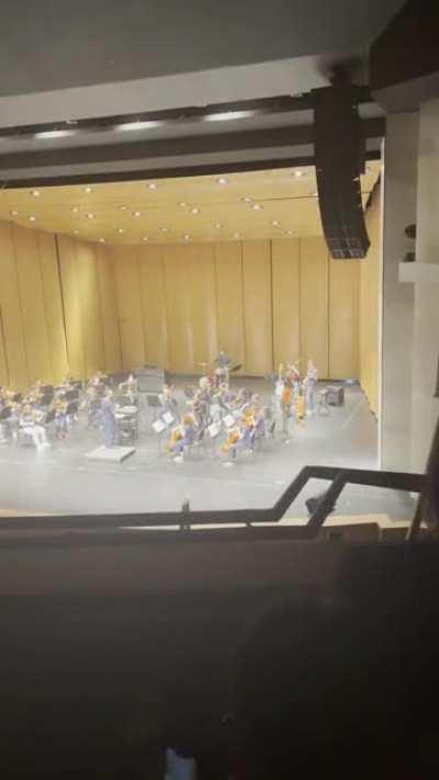 Just got Rick Rolled by my girlfriend’s orchestra concert