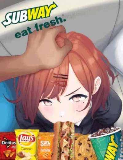 Teacher your friend how to eat a sub