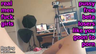 You're such a little gooner looser!