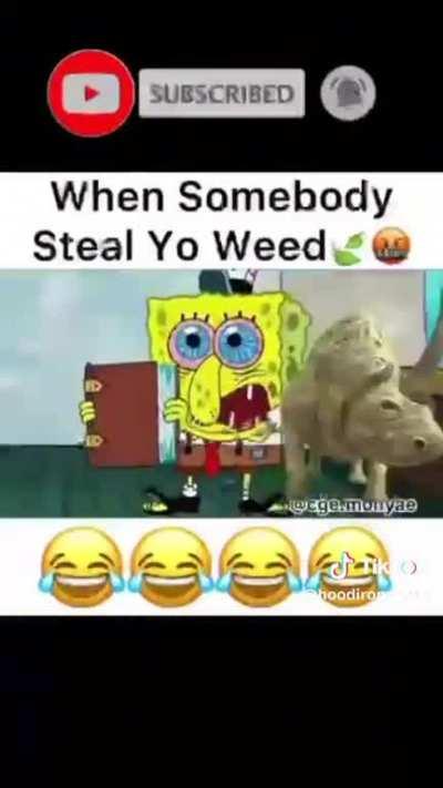 When somebody steal yo weed🤦🏾‍♂️😂😂😂😂😂