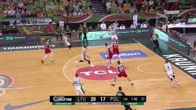 [Highlight] Point Domantas Sabonis Making it Happen in FIBA Action