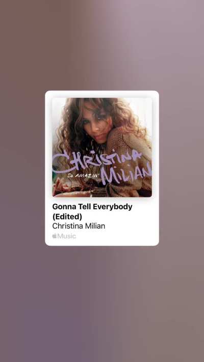 Christina Milan- Gonna Tell Everybody