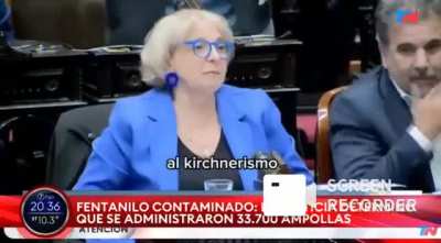 Una diputada quería votar para que se investigue el tema del fentanilo envenenado que ya dejó incontables vícitimas fatales y un nene recién nacido con secuelas de por vida, y todos los diputados K se escaparon despavoridamente para no dar quorum