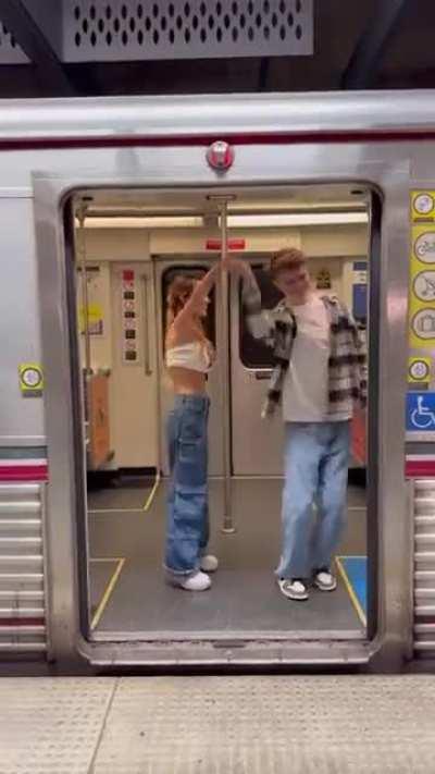 to get off the train