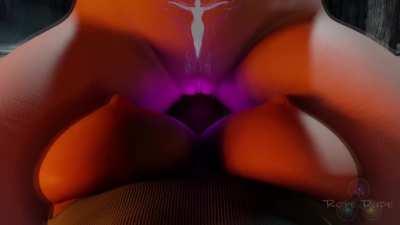 Mei & Lara Croft & Tifa Lockhart & Triss Merigold (TheRopeDude) [Overwatch;Tomb Raider;Final Fantasy; The Witcher] 