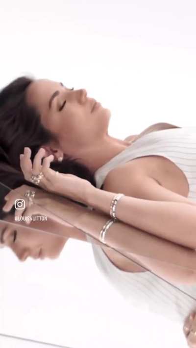 Ana is looking fine in Louis V.