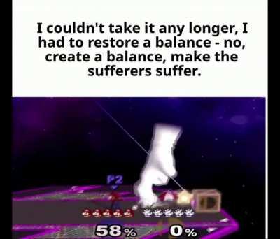 I dreamt that The Question from DC Comics became a meme and that people would pair quotes from his villains with completely nonsensical videos. This is one meme I saw.