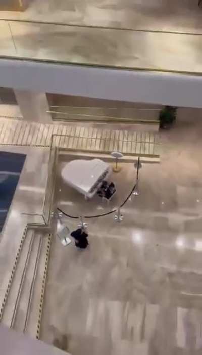 Presente - FalleN playing the Interstellar theme on piano in Astana