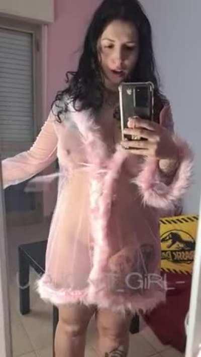 You were not supposed to see mommy wearing this... now you're in trouble (OC)