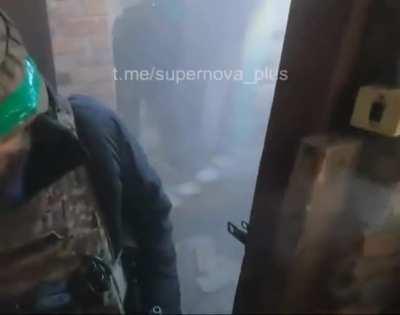 UAF soldier firing frag grenades at the occupiers. Reported as today in Bakhmut.