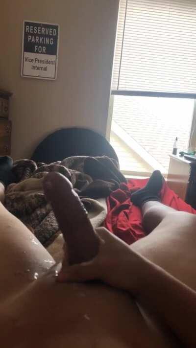 Should I cum on or in you😈