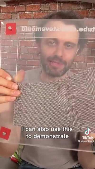 Visual explanation of crystal lattice imperfections using ball bearings