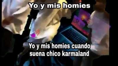 Me and my homies just vibing w/ karmaland boy 💯💯💯