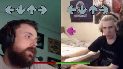 xqc vs forsen fnf battle (rough version)