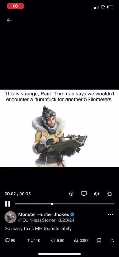 The handler using vulgar language is something I didn’t need on my bingo list.