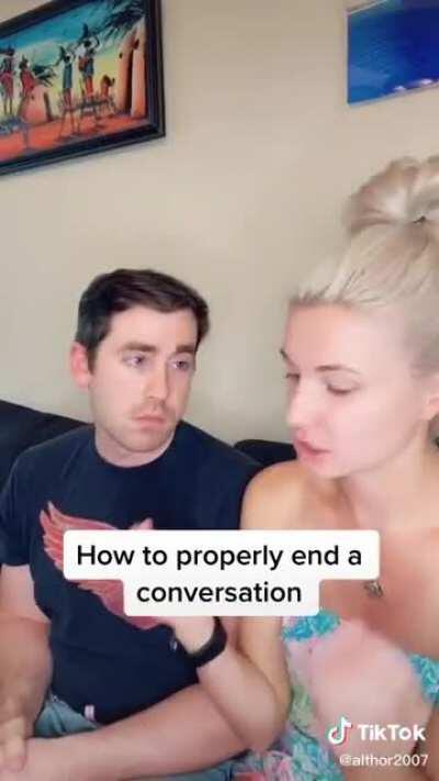 Successful way to say ”Karen PLEASE shut up”