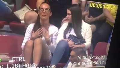 Anyone really good at reading lips able to translate this?