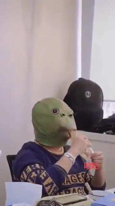 Just a dinosaur in it's natural habitat