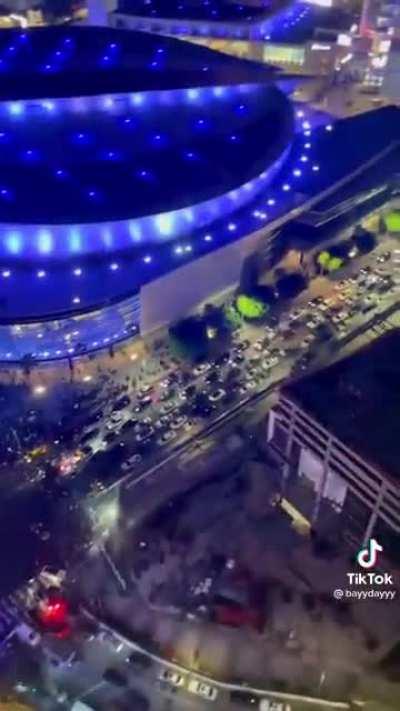 Downtown LA takeover causes mayhem