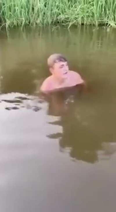 Couple enjoying some summer time fun