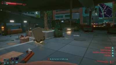 [Cyberpunk 2077] So... I accidentally broke a police officer