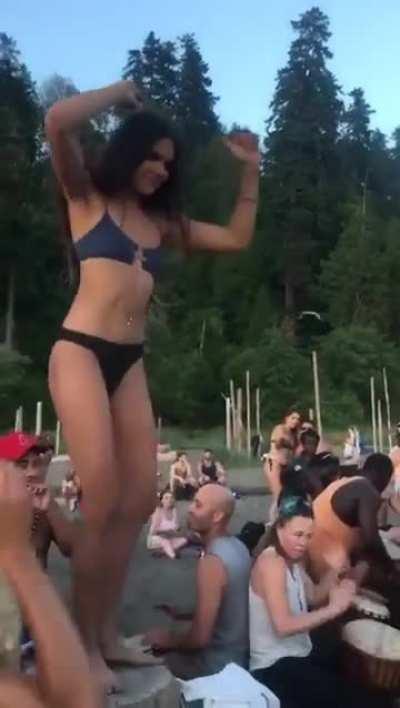 She wanted to make sure she didn't hit anyone