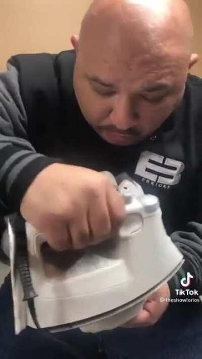 If You wanna see your shoes improve, you gotta iron nice and smooth.