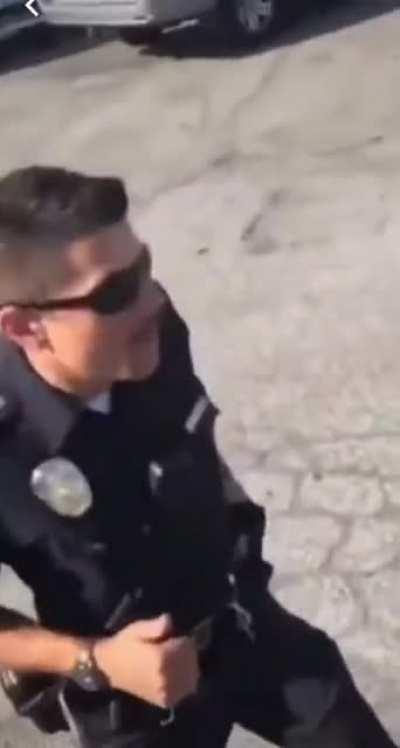 Damn, that gun trick is crazy