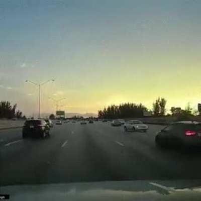 Overly dramatic lane change