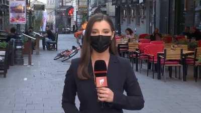 Embarrassing yourself on live TV